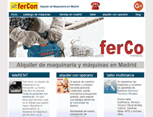 Tablet Screenshot of fercon.net